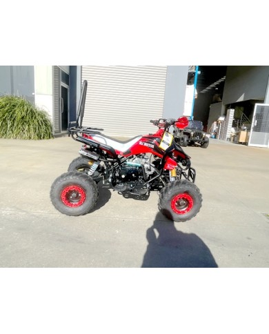 125CC ATV Sport Quad Dirt Bike 4 Wheel Buggy Go kart Rear Rack Semi Auto 3+1 Ranger red 125CC ATV Sport Quad Dirt Bike 4 Wheel Buggy Go kart Rear Rack Semi Auto 3+1 Ranger red