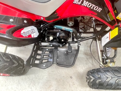 125CC ATV Sport Quad Dirt Bike 4 Wheel Buggy Go kart Rear Rack Semi Auto 3+1 Ranger red 125CC ATV Sport Quad Dirt Bike 4 Wheel Buggy Go kart Rear Rack Semi Auto 3+1 Ranger red