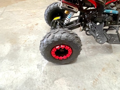 125CC ATV Sport Quad Dirt Bike 4 Wheel Buggy Go kart Rear Rack Semi Auto 3+1 Ranger red 125CC ATV Sport Quad Dirt Bike 4 Wheel Buggy Go kart Rear Rack Semi Auto 3+1 Ranger red