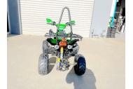 125CC ATV Sport Quad Dirt Bike 4 Wheel Buggy Go kart Rear Rack Semi Auto 3+1 RANGER GREEN