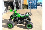 125CC ATV Sport Quad Dirt Bike 4 Wheel Buggy Go kart Rear Rack Semi Auto 3+1 RANGER GREEN