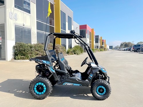 FORZA 1 K1 Dune Buggy 163CC 5.5HP Off Road UTV ATV 2 Seater 4 Wheel Go kart REV BLUE