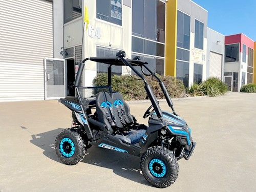 FORZA 1 K1 Dune Buggy 163CC 5.5HP Off Road UTV ATV 2 Seater 4 Wheel Go kart REV BLUE