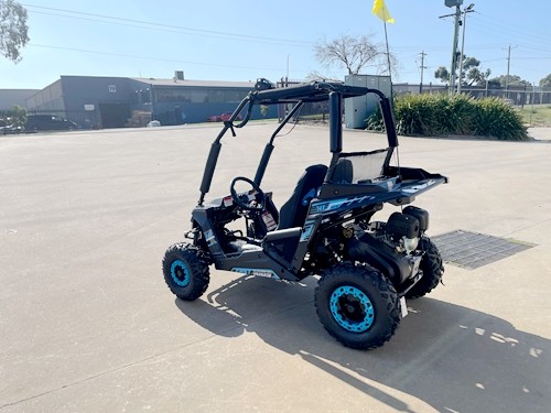 FORZA 1 K1 Dune Buggy 163CC 5.5HP Off Road UTV ATV 2 Seater 4 Wheel Go kart REV BLUE