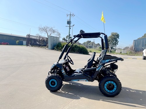 FORZA 1 K1 Dune Buggy 163CC 5.5HP Off Road UTV ATV 2 Seater 4 Wheel Go kart REV BLUE