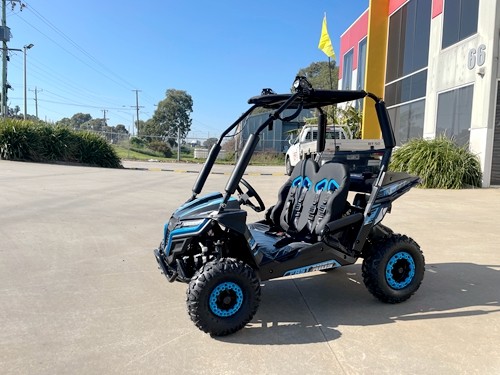 FORZA 1 K1 Dune Buggy 163CC 5.5HP Off Road UTV ATV 2 Seater 4 Wheel Go kart REV BLUE