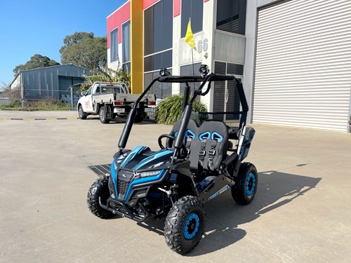 FORZA 1 K1 Dune Buggy 163CC 5.5HP Off Road UTV ATV 2 Seater 4 Wheel Go kart REV BLUE