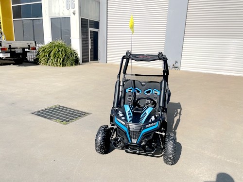 FORZA 1 K1 Dune Buggy 163CC 5.5HP Off Road UTV ATV 2 Seater 4 Wheel Go kart REV BLUE