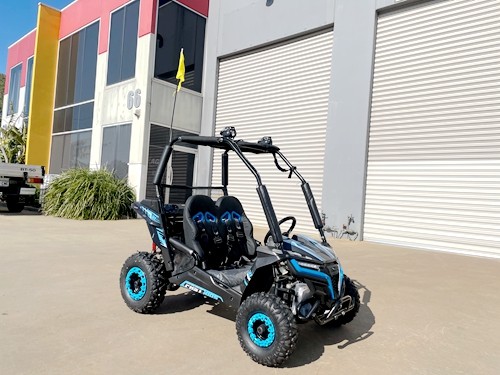 FORZA 1 K1 Dune Buggy 163CC 5.5HP Off Road UTV ATV 2 Seater 4 Wheel Go kart REV BLUE