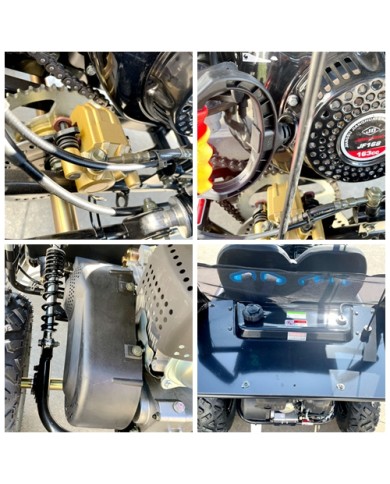 FORZA 1 K1 Dune Buggy 163CC 5.5HP Off Road UTV ATV 2 Seater 4 Wheel Go kart REV BLUE FORZA 1 K1 Dune Buggy 163CC 5.5HP Off Road UTV ATV 2 Seater 4 Wheel Go kart REV BLUE