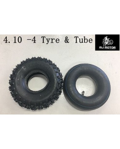 3.50 / 4.10 - 4" inch Tyre Tire + Tube 47cc 49cc Mini Quad Dirt Bike ATV 3.50 / 4.10 - 4" inch Tyre Tire + Tube 47cc 49cc Mini Quad Dirt Bike ATV