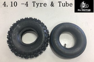 3.50 / 4.10 - 4" inch Tyre Tire + Tube 47cc 49cc Mini Quad Dirt Bike ATV