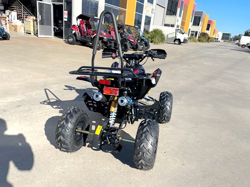 125CC ATV Sport Quad Dirt Bike 4 Wheel Buggy Go kart Rear Rack Semi Auto 3+1 Ranger Black 125CC ATV Sport Quad Dirt Bike 4 Wheel Buggy Go kart Rear Rack Semi Auto 3+1 Ranger Black