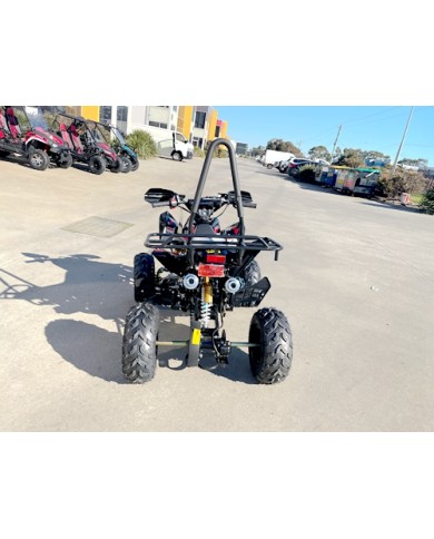 125CC ATV Sport Quad Dirt Bike 4 Wheel Buggy Go kart Rear Rack Semi Auto 3+1 Ranger Black 125CC ATV Sport Quad Dirt Bike 4 Wheel Buggy Go kart Rear Rack Semi Auto 3+1 Ranger Black