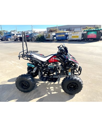 125CC ATV Sport Quad Dirt Bike 4 Wheel Buggy Go kart Rear Rack Semi Auto 3+1 Ranger Black 125CC ATV Sport Quad Dirt Bike 4 Wheel Buggy Go kart Rear Rack Semi Auto 3+1 Ranger Black