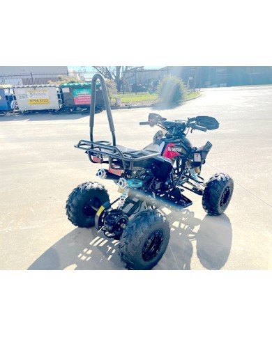 125CC ATV Sport Quad Dirt Bike 4 Wheel Buggy Go kart Rear Rack Semi Auto 3+1 Ranger Black 125CC ATV Sport Quad Dirt Bike 4 Wheel Buggy Go kart Rear Rack Semi Auto 3+1 Ranger Black