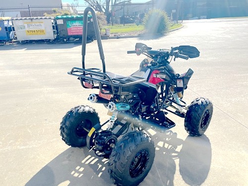 125CC ATV Sport Quad Dirt Bike 4 Wheel Buggy Go kart Rear Rack Semi Auto 3+1 Ranger Black 125CC ATV Sport Quad Dirt Bike 4 Wheel Buggy Go kart Rear Rack Semi Auto 3+1 Ranger Black