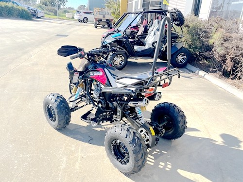125CC ATV Sport Quad Dirt Bike 4 Wheel Buggy Go kart Rear Rack Semi Auto 3+1 Ranger Black 125CC ATV Sport Quad Dirt Bike 4 Wheel Buggy Go kart Rear Rack Semi Auto 3+1 Ranger Black