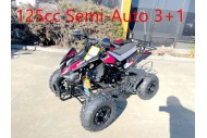 125CC ATV Sport Quad Dirt Bike 4 Wheel Buggy Go kart Rear Rack Semi Auto 3+1 Ranger Black 125CC ATV Sport Quad Dirt Bike 4 Wheel Buggy Go kart Rear Rack Semi Auto 3+1 Ranger Black