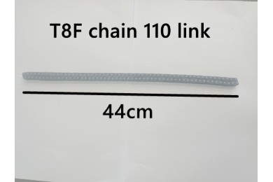 Black T8F 110 Links Drive Chain PIT Quad Dirt Bike Buggy Trike Kart 44cm