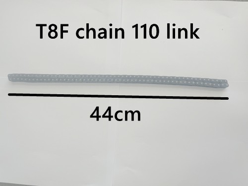 Black T8F 110 Links Drive Chain PIT Quad Dirt Bike Buggy Trike Kart 44cm