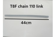 Black T8F 110 Links Drive Chain PIT Quad Dirt Bike Buggy Trike Kart 44cm