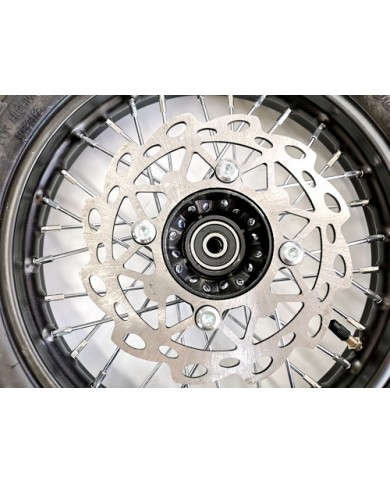 60/100-12 FRONT WHEEL KNOBBY TYRE +TUBE WITH DISC 12 INCH DIRT BIKE TRAIL BIKE