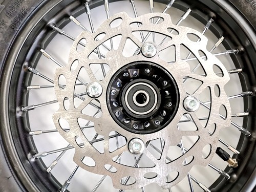 60/100-12 FRONT WHEEL KNOBBY TYRE +TUBE WITH DISC 12 INCH DIRT BIKE TRAIL BIKE