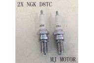 2 x D8TC NGK Spark Plug 200cc 250cc PIT Scooter Quad Dirt Bike ATV Gokart Buggy