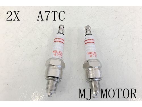 2 x A7TC Spark Plug 50 70 90 110 125 140cc PIT Scooter Quad Dirt Bike ATV Gokart