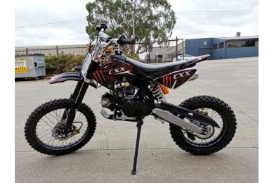 BIGFOOT 125CC PIT MOTOR DIRT BIKE TRAIL MOTOCROSS TERRAIN PRO KICK START BLACK