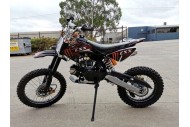 BIGFOOT 125CC PIT MOTOR DIRT BIKE TRAIL MOTOCROSS TERRAIN PRO KICK START BLACK