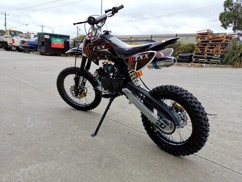 BIGFOOT 125CC PIT MOTOR DIRT BIKE TRAIL MOTOCROSS TERRAIN PRO KICK START BLACK