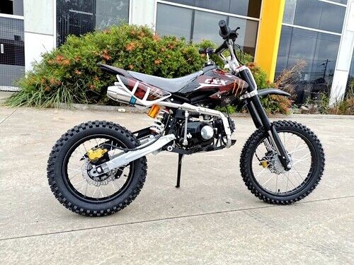 BIGFOOT 125CC PIT MOTOR DIRT BIKE TRAIL MOTOCROSS TERRAIN PRO KICK START BLACK