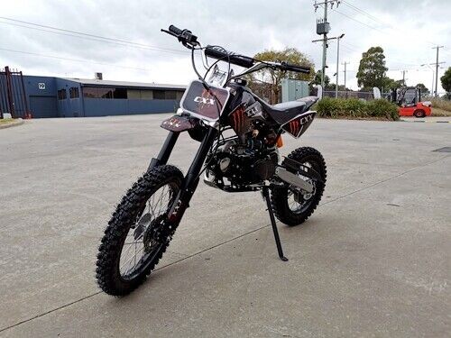 BIGFOOT 125CC PIT MOTOR DIRT BIKE TRAIL MOTOCROSS TERRAIN PRO KICK START BLACK
