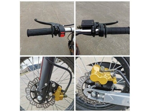 BIGFOOT 125CC PIT MOTOR DIRT BIKE TRAIL MOTOCROSS TERRAIN PRO KICK START BLACK