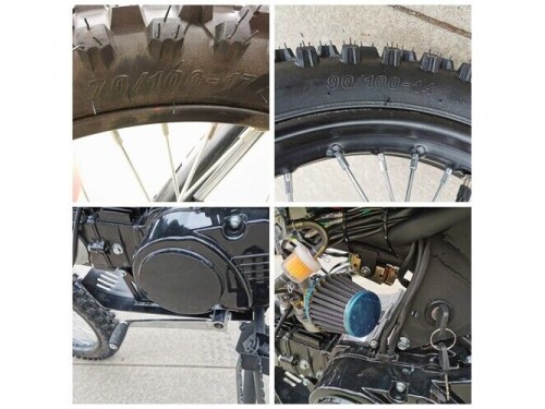 BIGFOOT 125CC PIT MOTOR DIRT BIKE TRAIL MOTOCROSS TERRAIN PRO KICK START BLACK