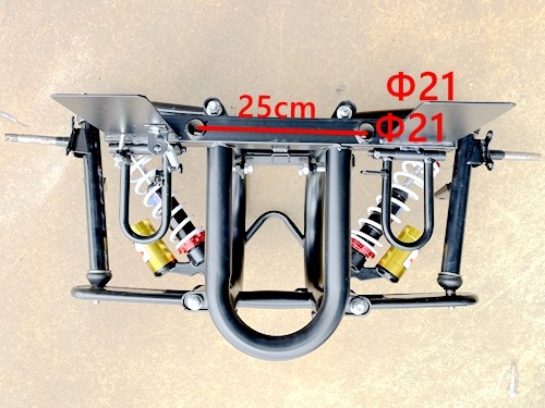 Go Kart front Frame with Suspensions Project 6.5hp 9hp Buggy Trike Drift Slider