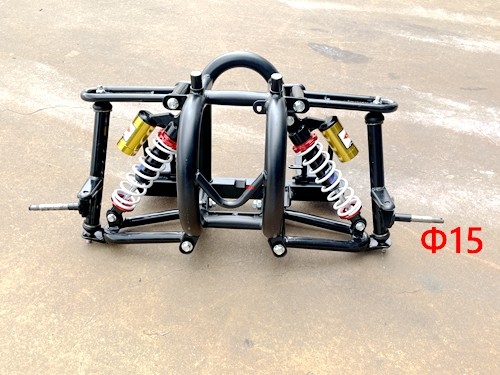 Go Kart front Frame with Suspensions Project 6.5hp 9hp Buggy Trike Drift Slider