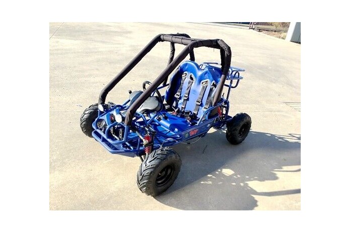90cc Offroad Dune Buggy Quad ATV Teen Twin Seat Gokart Kids - Main Image