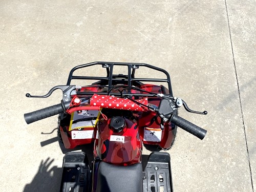 49cc Mini Farm Quad Bike, ATV Buggy Kids, 4 Wheeler Pocket, Pit Dirt Bike in Red 49cc Mini Farm Quad Bike, ATV Buggy Kids, 4 Wheeler Pocket, Pit Dirt Bike in Red