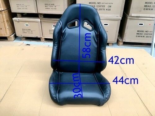 Artificial Leather Seat Single Seat Buggy Project Go Kart Drift Trike kids Teens