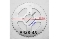 48T Teeth 428 Chain Rear Back Sprocket Cog PIT TRAIL DIRT BIKE ATV KART BUGGY