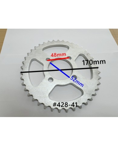 41T Teeth 428 Chain Rear Back Sprocket Cog PIT TRAIL DIRT BIKE ATV KART BUGGY