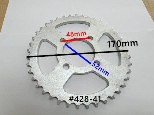 41T Teeth 428 Chain Rear Back Sprocket Cog PIT TRAIL DIRT BIKE ATV KART BUGGY