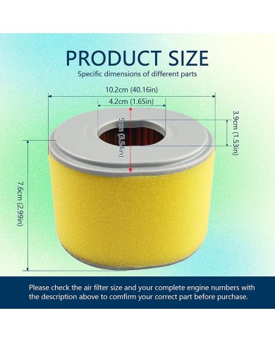 2PCS Air Filter Pre Filter Cleaner for Honda GX240 GX270 8HP 9HP LIFAN GO KART 2PCS Air Filter Pre Filter Cleaner for Honda GX240 GX270 8HP 9HP LIFAN GO KART