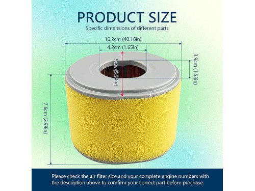 2PCS Air Filter Pre Filter Cleaner for Honda GX240 GX270 8HP 9HP LIFAN GO KART 2PCS Air Filter Pre Filter Cleaner for Honda GX240 GX270 8HP 9HP LIFAN GO KART