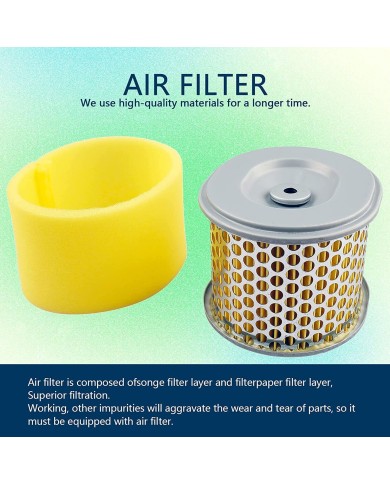 2PCS Air Filter Pre Filter Cleaner for Honda GX240 GX270 8HP 9HP LIFAN GO KART 2PCS Air Filter Pre Filter Cleaner for Honda GX240 GX270 8HP 9HP LIFAN GO KART