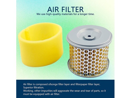 2PCS Air Filter Pre Filter Cleaner for Honda GX240 GX270 8HP 9HP LIFAN GO KART 2PCS Air Filter Pre Filter Cleaner for Honda GX240 GX270 8HP 9HP LIFAN GO KART