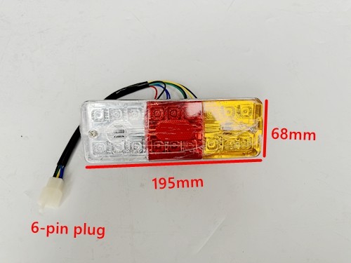 Tail light assembly LED brake stop reverse light Jeep Vehicle ATV Quad Buggy